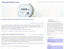 Tablet Screenshot of energysimulation.com